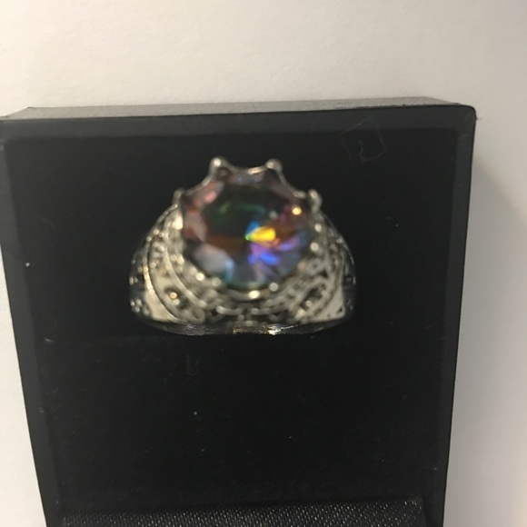 Silver plated ring 925 marked - Picture 2 of 2